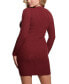 Фото #2 товара Women's Claudine Embellished Rib-Knit Mini Dress