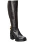 Seychelles No Love Lost Chain Leather Platform Knee-High Boot Women's