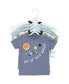 ფოტო #3 პროდუქტის Baby Boys Short Sleeve T-Shirts, Solar System Shark