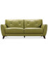 Фото #6 товара Myia 82" Tufted Back Leather Sofa, Created for Macy's