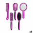 Set of combs/brushes Purple Plastic (8 Units)