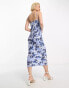 Фото #8 товара & Other Stories chiffon midi dress in floral print