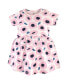Фото #3 товара Baby Girls Baby Organic Cotton Dress and Cardigan 2pc Set, Blossoms