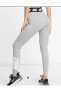 Sportswear Club High Rise Cotton Leggings Yüksek Belli Pamuklu Siyah Tayt