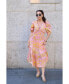 Фото #5 товара Платье миди Jessie Zhao New York "Astrid" из мраморной ткани