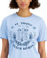 Фото #3 товара Juniors' St Tropez Graphic Crewneck Tee