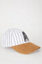 Erkek Dokuma Beyzbol Basketbol Şapkası B8020AX24SM