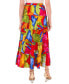 Фото #2 товара Women's Tiered Floral-Print Maxi Skirt