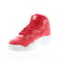 Фото #7 товара Fila MB 1BM01742-611 Mens Red Leather Lace Up Lifestyle Sneakers Shoes