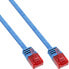 Фото #2 товара InLine Flat Ultraslim Patch Cable U/UTP Cat.6 Gigabit ready blue 7m