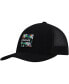 ფოტო #2 პროდუქტის Men's Black Seacliff Trucker Snapback Hat