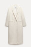 Zw collection minimalist wool blend coat