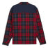 Фото #2 товара Puma Pl Statement Flanel Over Button Up Shirt Mens Blue, Red Casual Tops 6263640