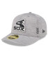 ფოტო #1 პროდუქტის Men's Gray Chicago White Sox 2024 Clubhouse Low Profile 59FIFTY Fitted Hat