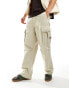 Фото #1 товара Tommy Jeans Aiden baggy cargo pants in stone