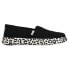 Фото #1 товара TOMS Alpargata Mallow Leopard Slip On Womens Black Sneakers Casual Shoes 100189