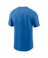 Фото #3 товара Men's Aidan Hutchinson Blue Detroit Lions Player Graphic T-shirt