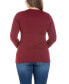 ფოტო #3 პროდუქტის Women's Plus Size Long Sleeves T-Shirt