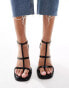 Фото #4 товара ASOS DESIGN Narate gladiator high heeled sandals in black