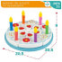 WOOMAX Wooden Birthday Cake Set 26 Pieces