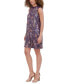 ფოტო #3 პროდუქტის Women's Sequined Floral Sleeveless Dress