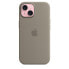 Фото #1 товара Чехол для телефона Apple iPhone 15 Sil Case MagSafe Clay, коричневый