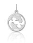 Фото #1 товара Silver pendant of the sign of Pisces SVLP1080X6100RY