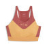 Puma X First Mile High Impact Scoop Neck Sports Bra Womens Orange Casual 5239375