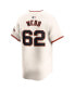 Фото #2 товара Men's Logan Webb Cream San Francisco Giants Home limited Player Jersey