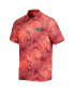 ფოტო #3 პროდუქტის Men's Red Georgia Bulldogs Coast Luminescent Fronds Camp Button-Up Shirt