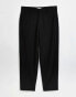 Фото #2 товара River Island plisse tapered trouser in black