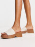 Фото #4 товара ALDO Yassu chunky mule sandals in birch leather