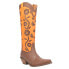 Фото #2 товара Dingo Goodness Gracious TooledInlay Floral Snip Toe Cowboy Womens Brown Casual