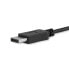 StarTech.com 3ft/1m USB C to DisplayPort 1.2 Cable 4K 60Hz - USB-C to DisplayPort Adapter Cable - HBR2 - USB Type-C DP Alt Mode to DP Monitor Video Cable - Works w/ Thunderbolt 3 - Black - 1 m - DisplayPort - USB Type-C - Male - Male - Straight