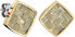 Фото #1 товара Square gold earrings TH2700994