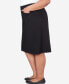 ფოტო #7 პროდუქტის Plus Size Classic Stretch Waist Skirt