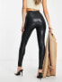 Фото #2 товара Commando faux leather legging perfect control in black