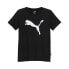 Фото #1 товара Puma Essential Cat Logo Crew Neck Short Sleeve T-Shirt Womens Black Casual Tops