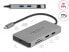 Фото #3 товара Delock 87004 - Wired - USB 3.2 Gen 1 (3.1 Gen 1) Type-C - 85 W - 1.4/2.2 - 10,100,1000 Mbit/s - Grey