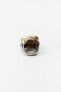 Фото #5 товара Крупное рельефное кольцо-печатка ZARA