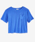 Women's Patch-Pocket Short Sleeve T-Shirt, Created for Macy's