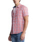 ფოტო #3 პროდუქტის Men's Sirilo Plaid Short Sleeve Button-Front Shirt