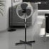 Фото #9 товара Clatronic VL 3741 S - Household bladeless fan - Black - Floor - Metal - 40 cm - Buttons