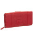 ფოტო #11 პროდუქტის Women's Pebbled Collection RFID Secure Mini Clutch Wallet