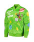 Фото #2 товара Куртка с наполнением Freeze Max зеленая с принтом "Марсианин Марвин" в розыскном стиле