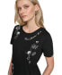 ფოტო #4 პროდუქტის Women's Embroidered Motif T-Shirt