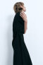 Фото #9 товара Платье со сборками сбоку — zw collection ZARA