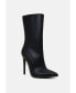 Фото #2 товара micah pointed toe stiletto high ankle boots