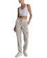 ფოტო #5 პროდუქტის Women's Studded-Logo Cargo Jogger Pants