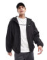 Фото #1 товара Bershka nylon windbreaker in black